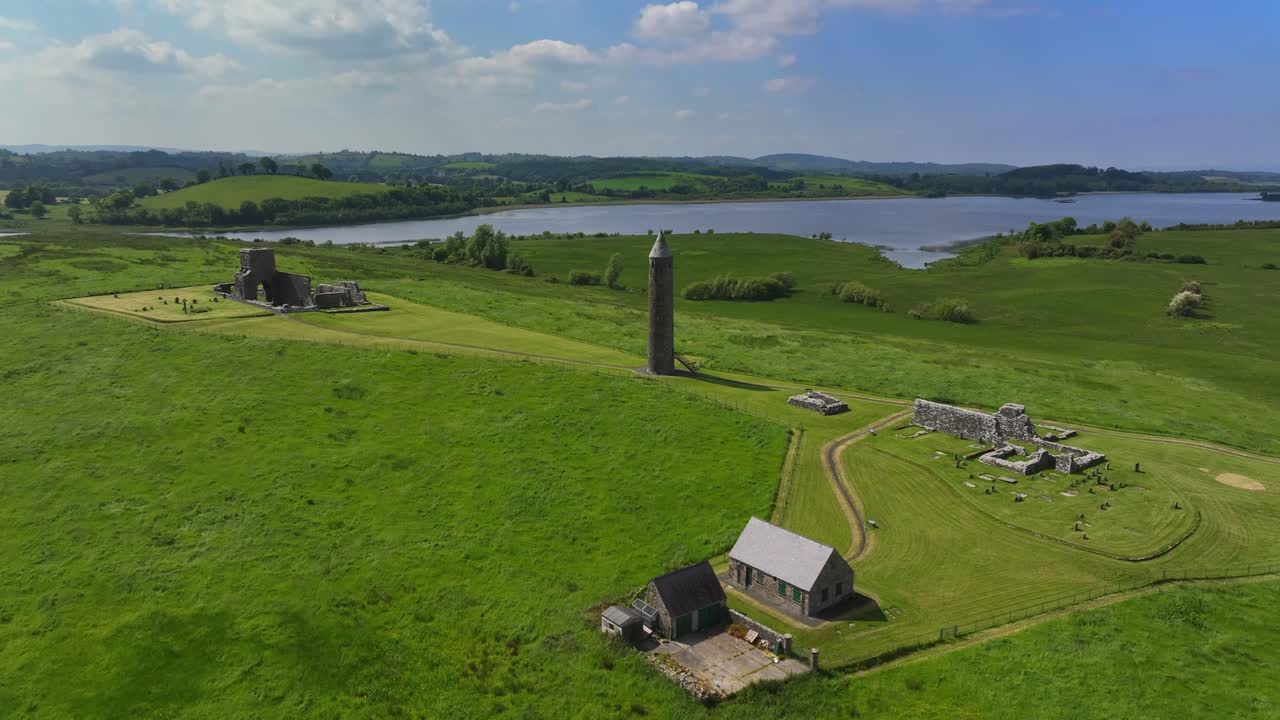 devenish island, county fermanagh, 북아일랜드, 2023년 6월