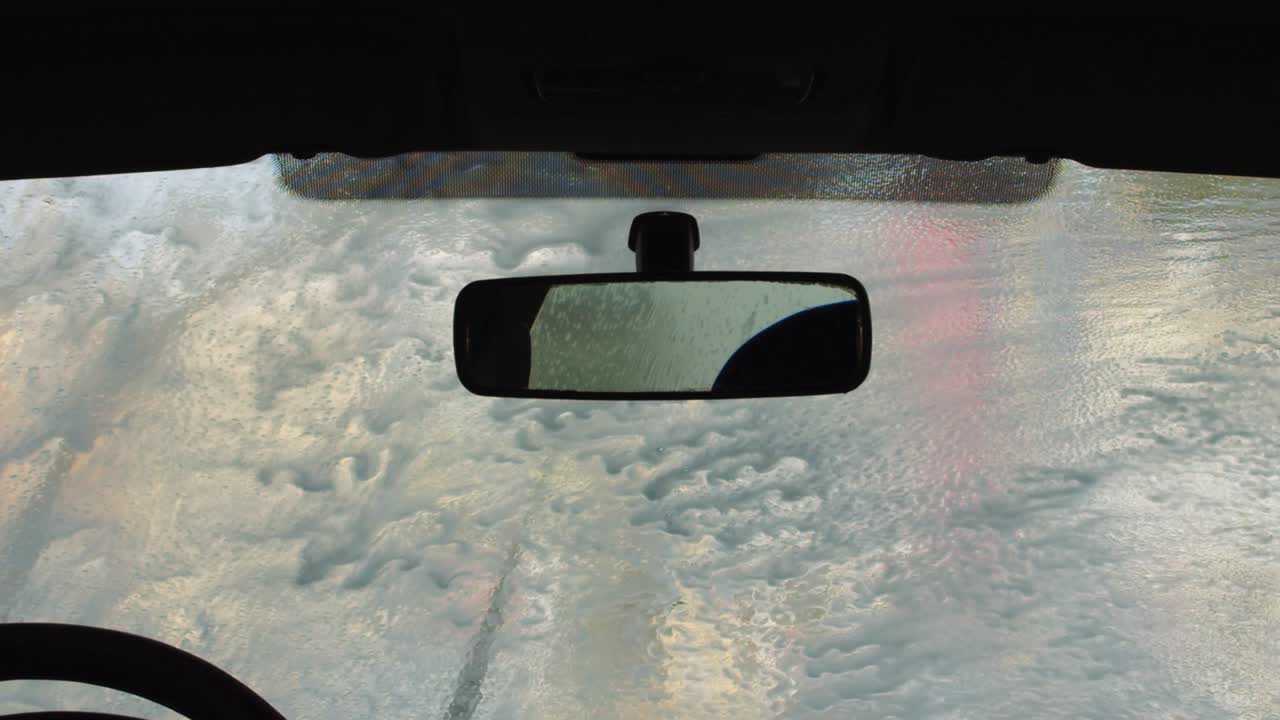 windshield, wiper, car wash, slow motion