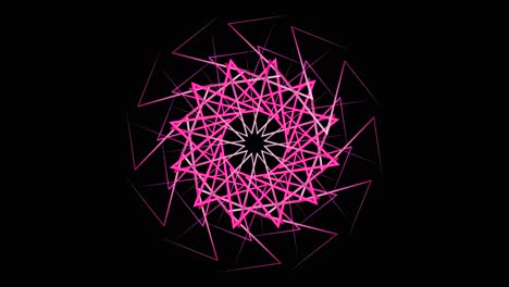 patrón geométrico rosa abstracto