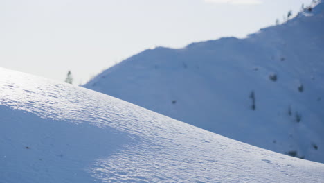 snowy mountain landscape