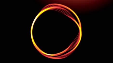 abstract light painting circle