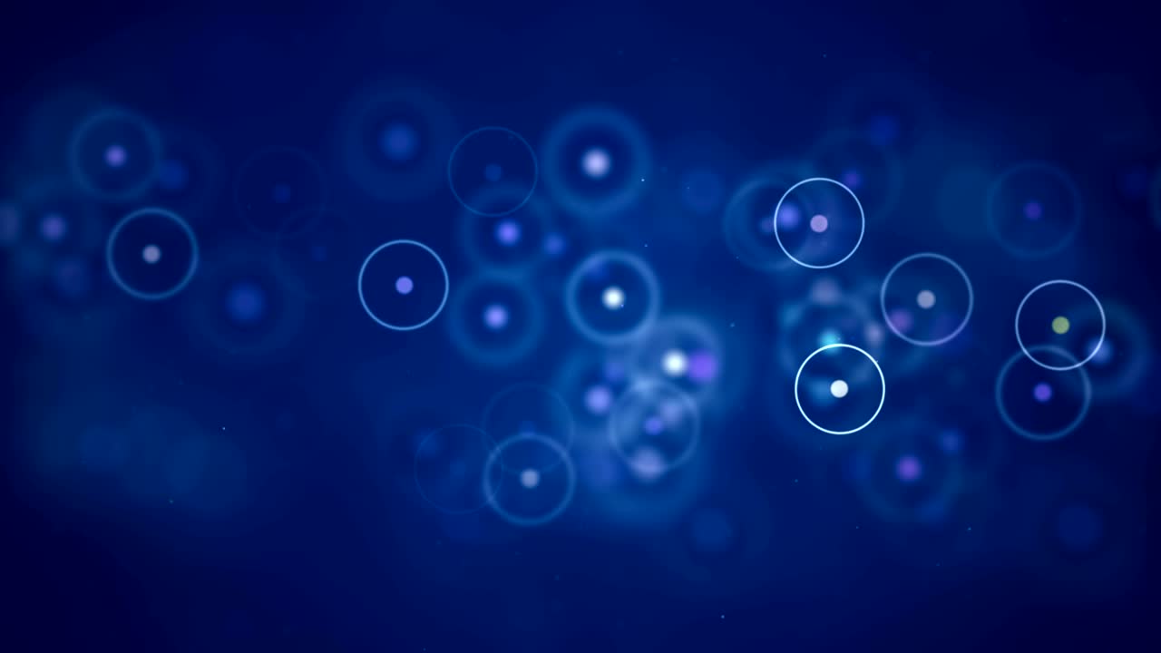 공간에서 흐르는 4k 원. 추상적인 배경. 원활한 루프. 다른 배경에 대한 내 페이지를 확인하십시오.