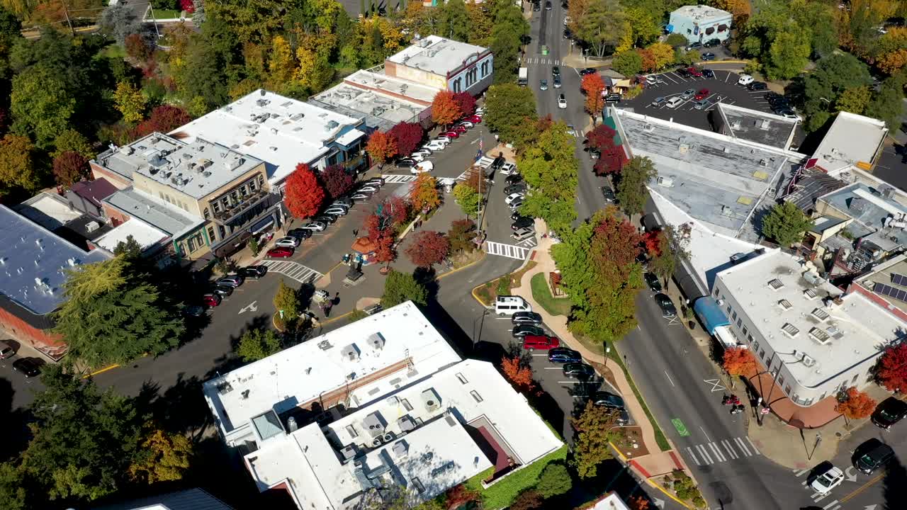 오리건 주 애쉬랜드의 조감도