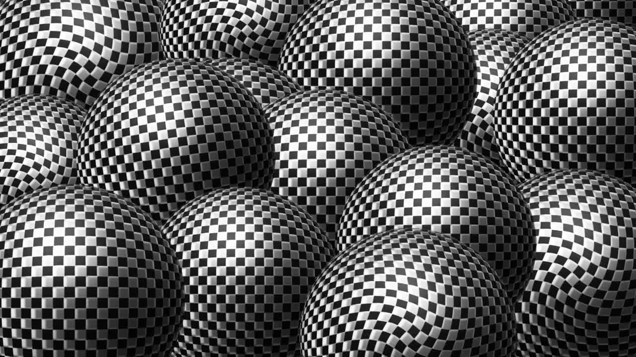 bolas en el patrón de damas