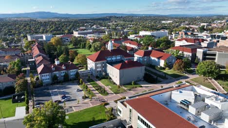 aerial-orbit-james-madison-university-in-harrisonburg-virginia