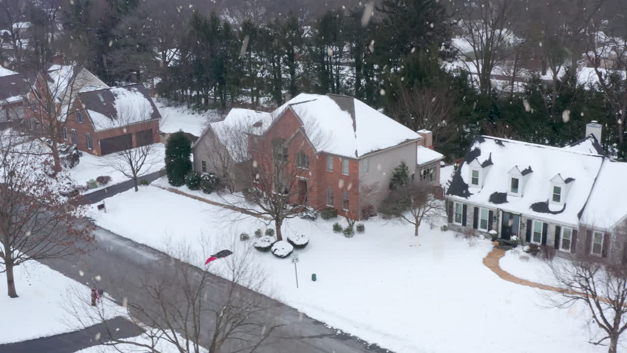 떨어지는 눈송이