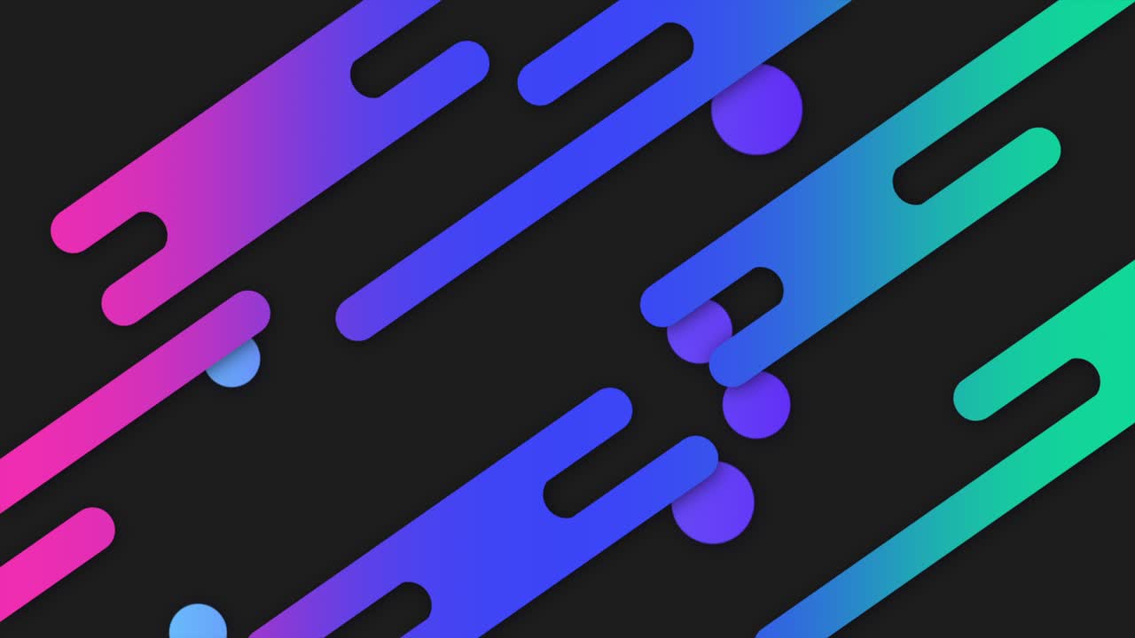 estilo corporativo con líneas y puntos de arco iris en gradiente