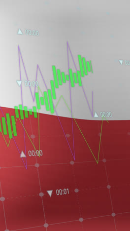 Animación-De-Procesamiento-De-Datos-Sobre-Bandera-De-Chile