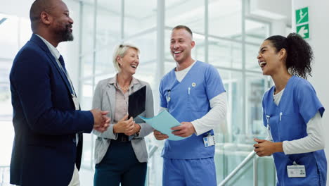 hospital staff meeting