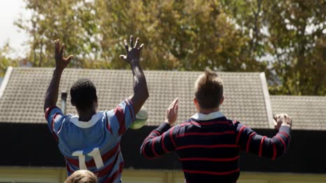 rugby player catching the ball 4k 4k