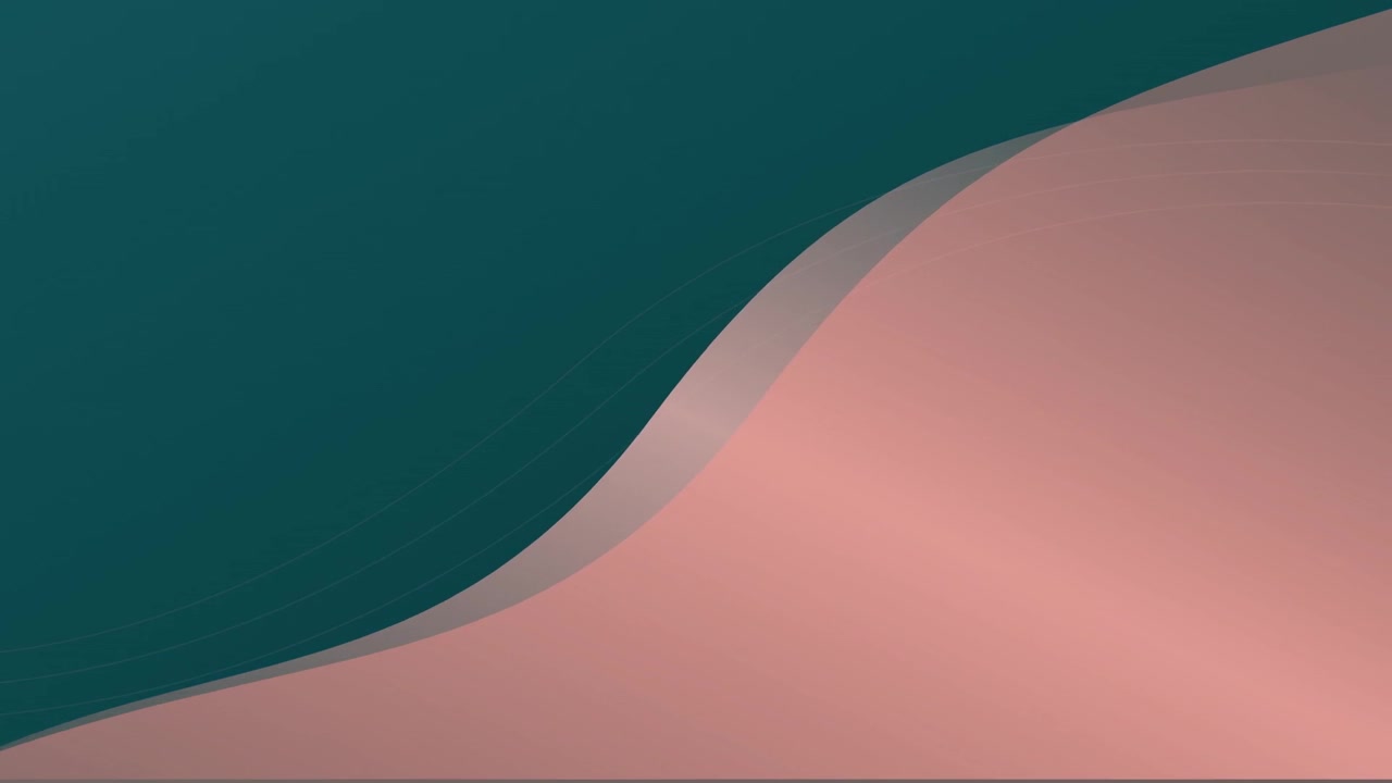 Abstract Motion Background with Smooth Teal and Pink Waves