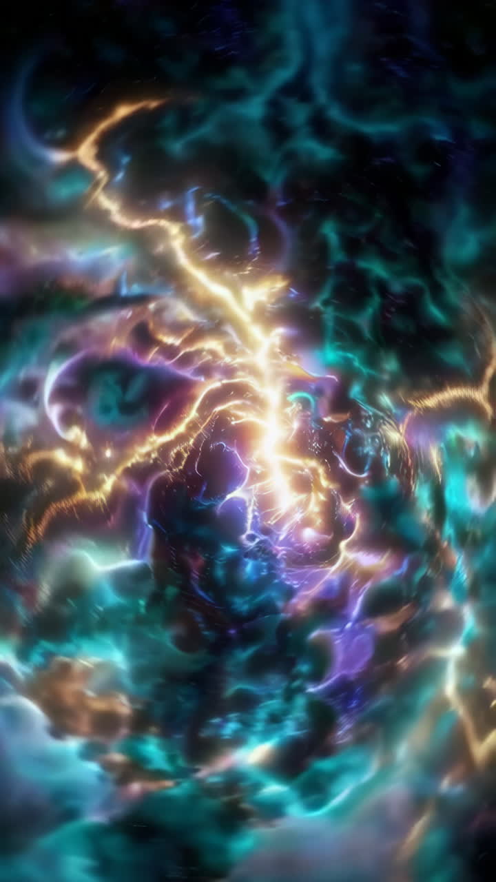 esplosione cosmica astratta