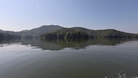 serene lake view with subtle water movement