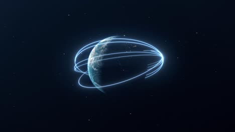 Blue-Glowing-Lines-of-Energy-Forming-Around-Planet-Earth