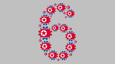 número 6 de corea del norte