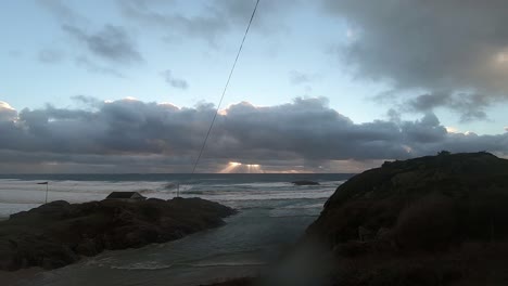 stormy afternoon in the countryside