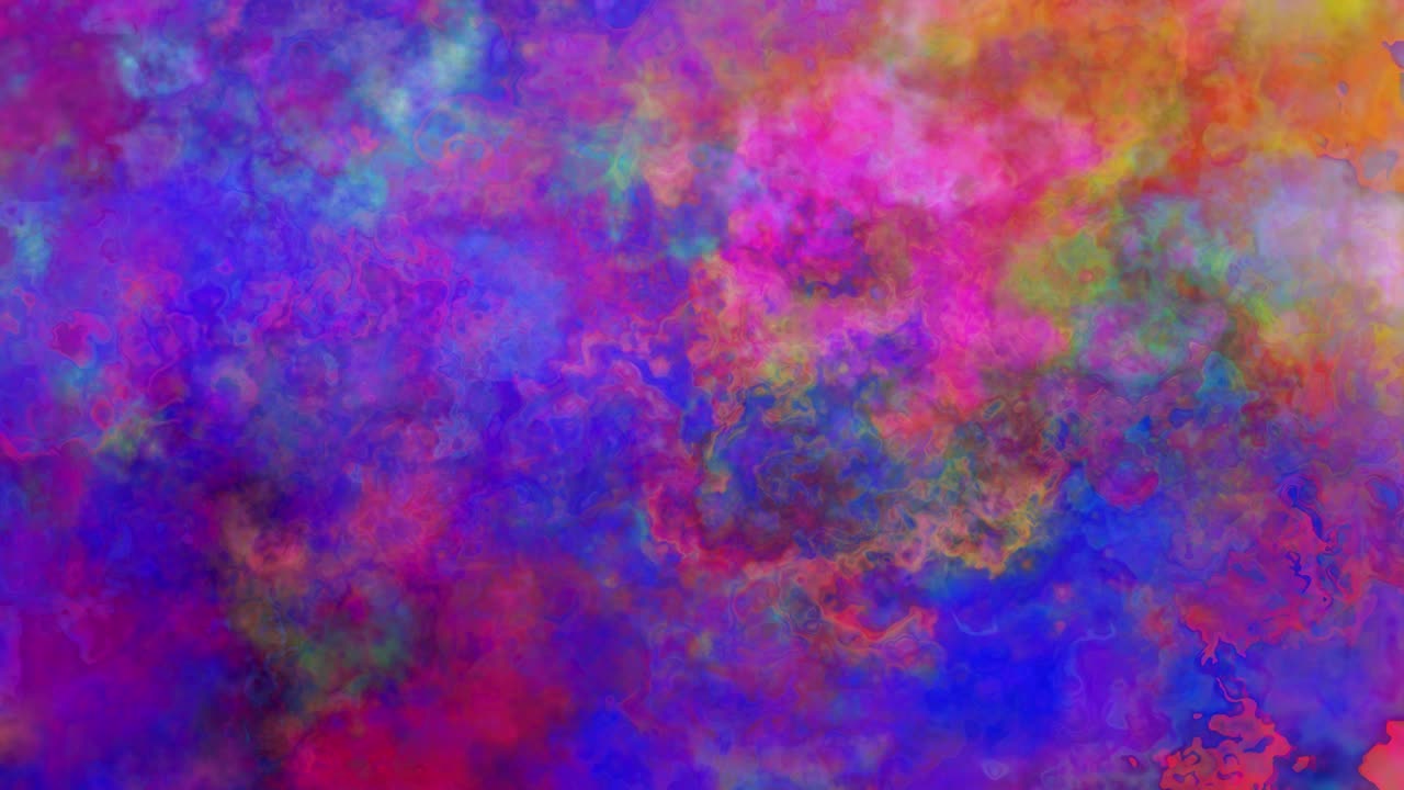 Vibrant liquid paint turbulent swirling animation background featuring high saturation inks blending in intense, abstract fluid motion, chaotic abstract color flow backdrop