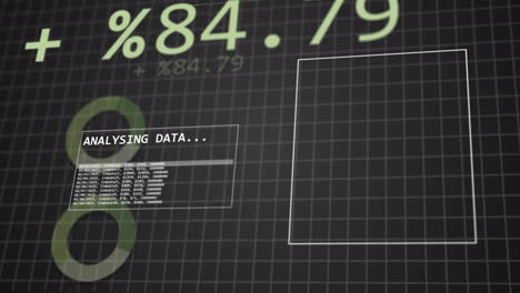 Animation-Der-Schnittstelle-Zur-Datenverarbeitung-über-Ein-Grid-Netzwerk-Vor-Schwarzem-Hintergrund