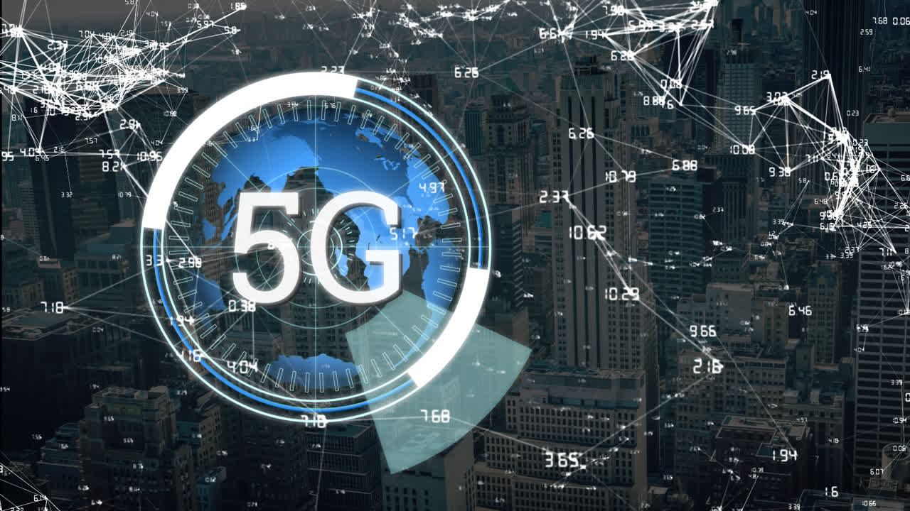 5g visualizzati in un cerchio