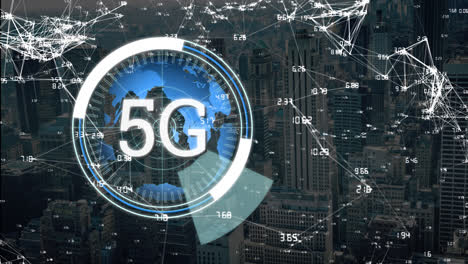 5g displayed in a circle