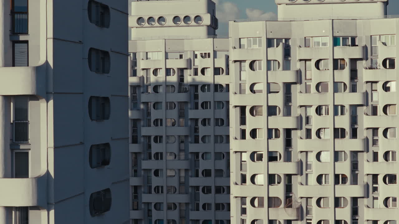 Modern Brutalist Apartment Buildings