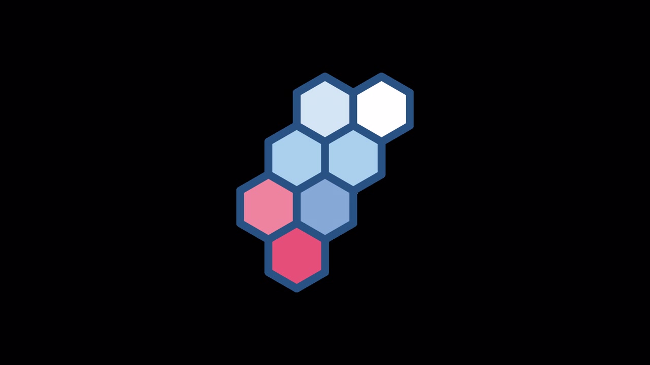 Colorful Hexagons Forming Abstract Geometric Pattern