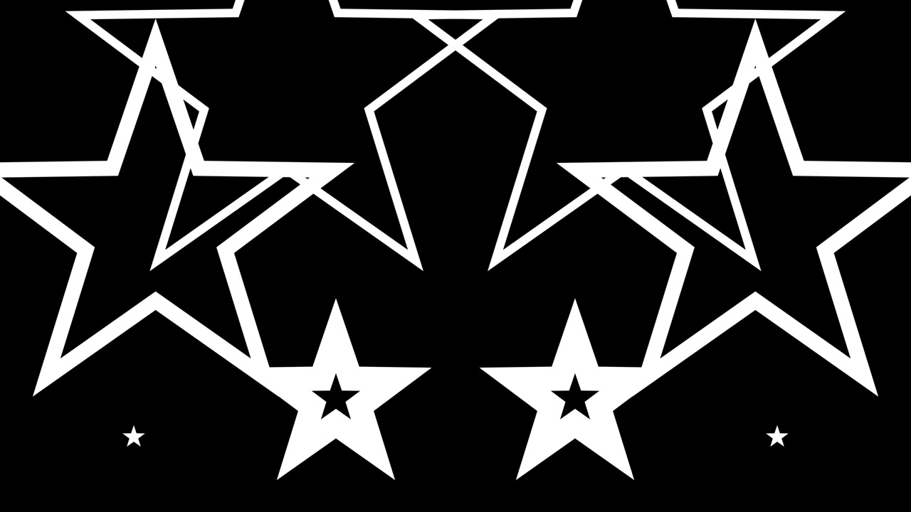 Shape animation star spreading motion graphics