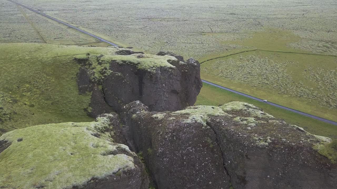 fossalar 근처 산에서 드론 비디오