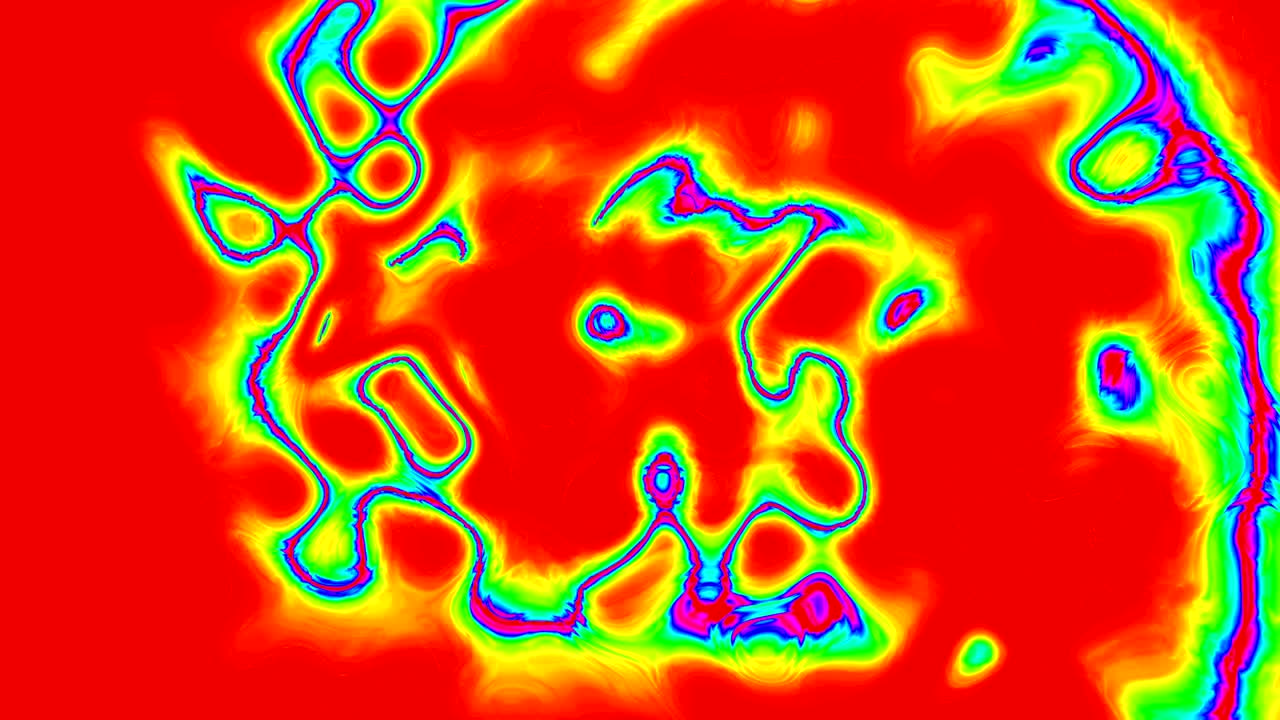 fondo abstracto arte psicodélico ilustración digital