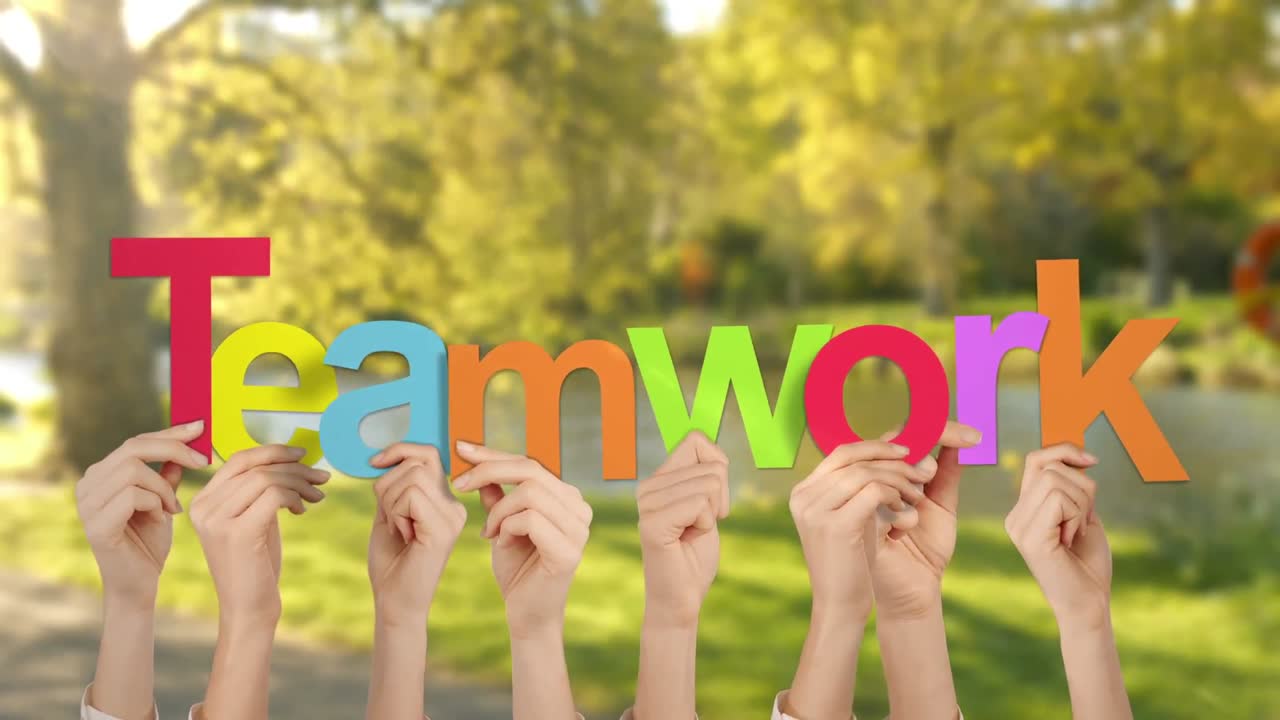 팀워크를 지 ⁇ 하는 손