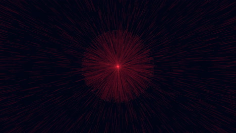 una explosión de luz roja en un fondo oscuro un símbolo de energía vibrante y poder