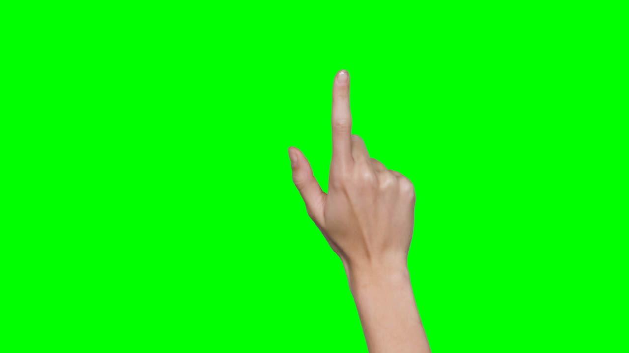 Mani che fingono di toccare un display invisibile