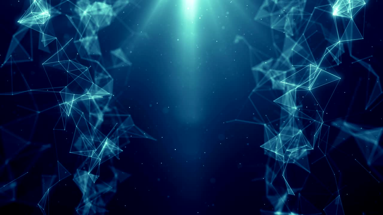 Plexus abstract network titles technology science background loop