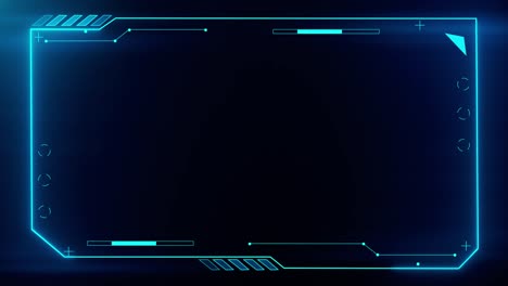 futuristic hud video frame digital technology plexus lines background