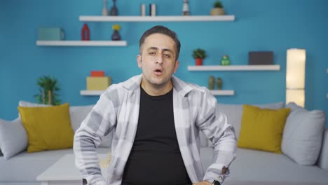 호흡곤란이 있는 사람.