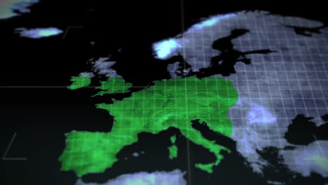 continentes en clave de croma con imagen de la tierra cortesía de nasa.org