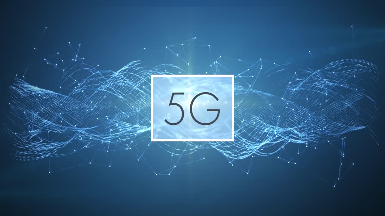 tecnologia 5g animazione 4k