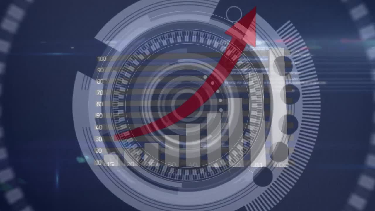 animación de las estadísticas sobre el escaneo del alcance