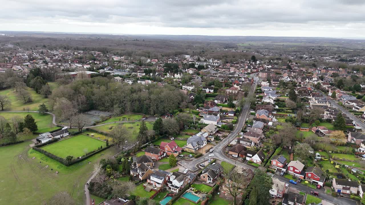 Billericay Essex ,UK housing estate drone,aerial