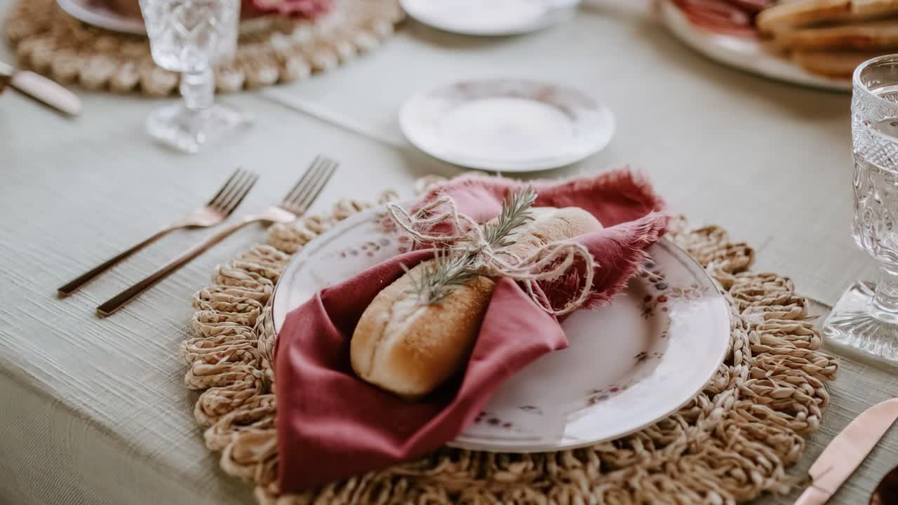 Restaurant Dinner Table Decoration 02