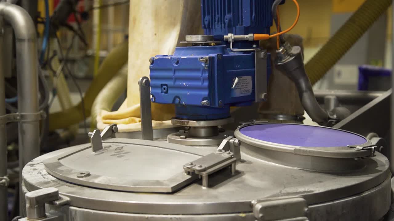 mezclador industrial y olla de cocción totalmente automatizados y computarizados