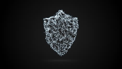vídeo conceptual de la seguridad de los datos del escudo