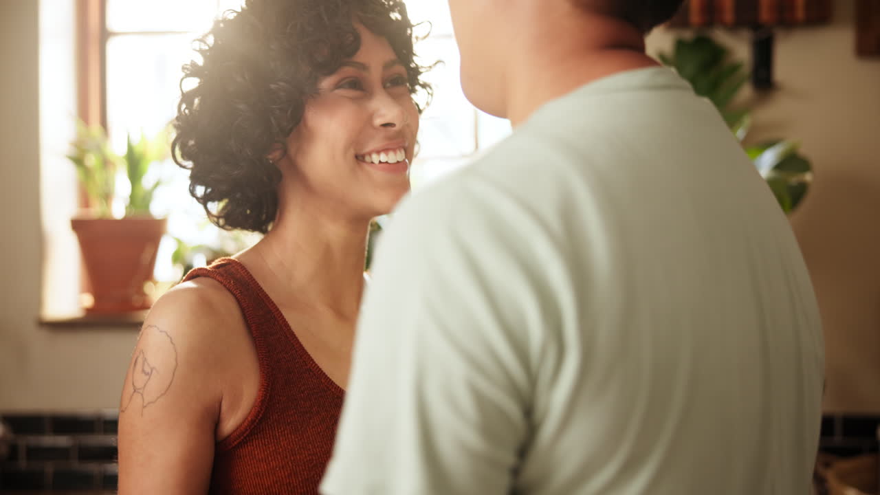 Couple Dancing in Kitchen