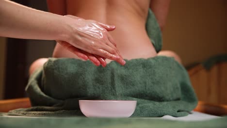 back massage session