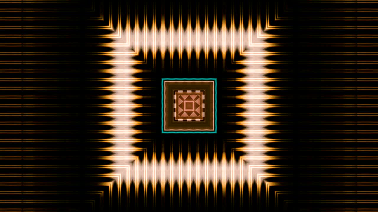 fondo abstracto futurista con animación de vuelo en túnel futurista abstracto con patrón de líneas de luz de neón.