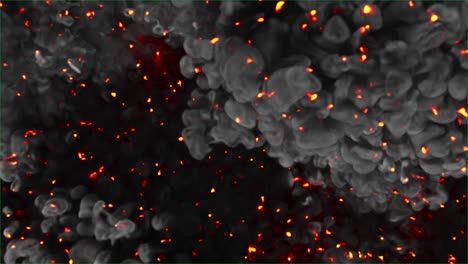 fire and smoke explosion visual effect