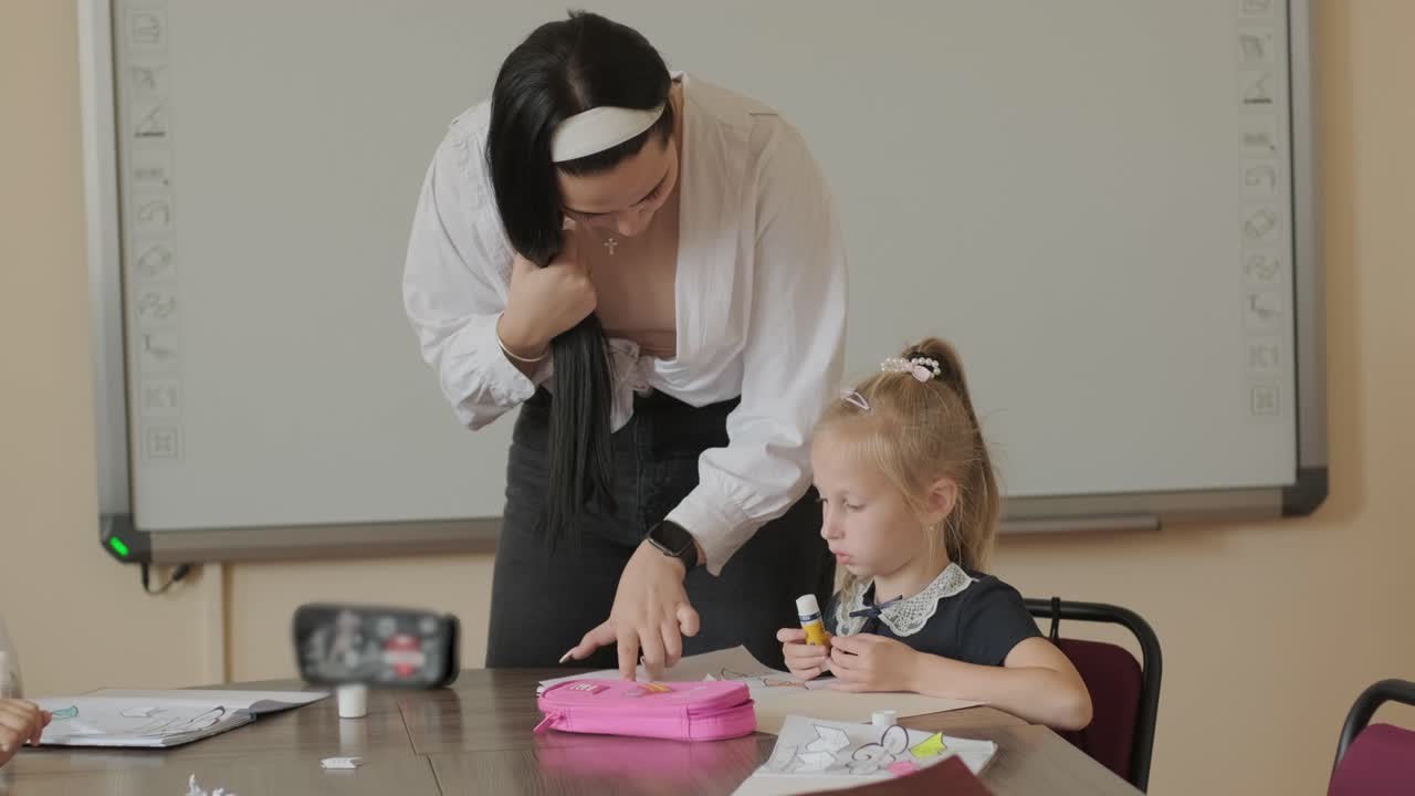 lección de inglés para niños en edad preescolar