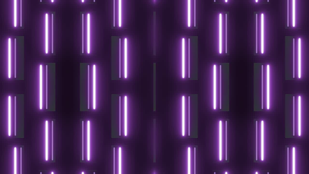 Purple Neon Light Pattern