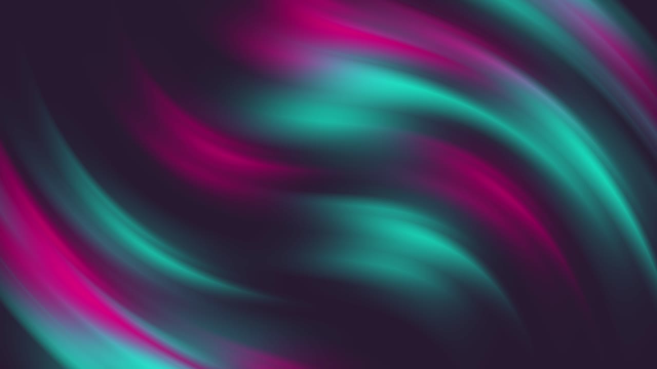 Abstract Swirling Magenta and Teal Gradient Background