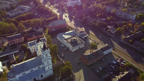 catholic church of the blessed virgin mary in daugavpils center, latvia